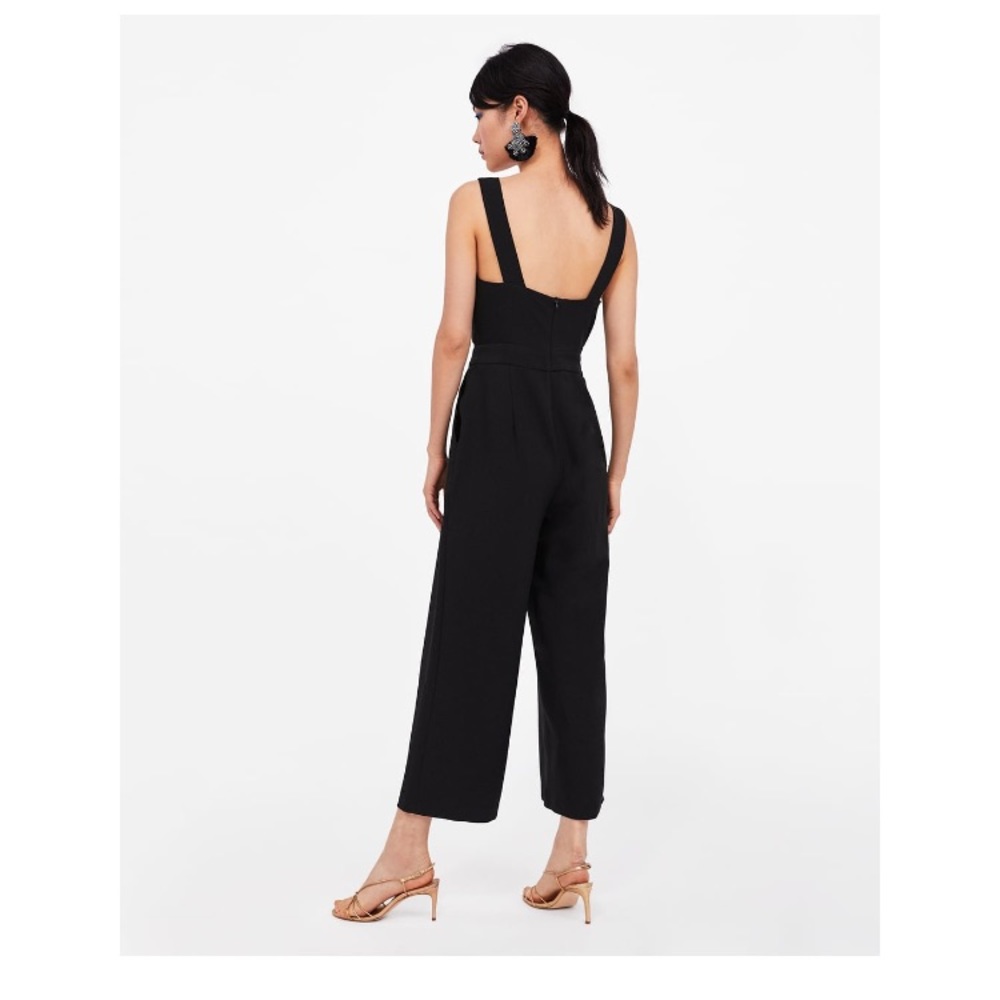 Zara cut out jumpsuit with pleats - Picture 3 of 8